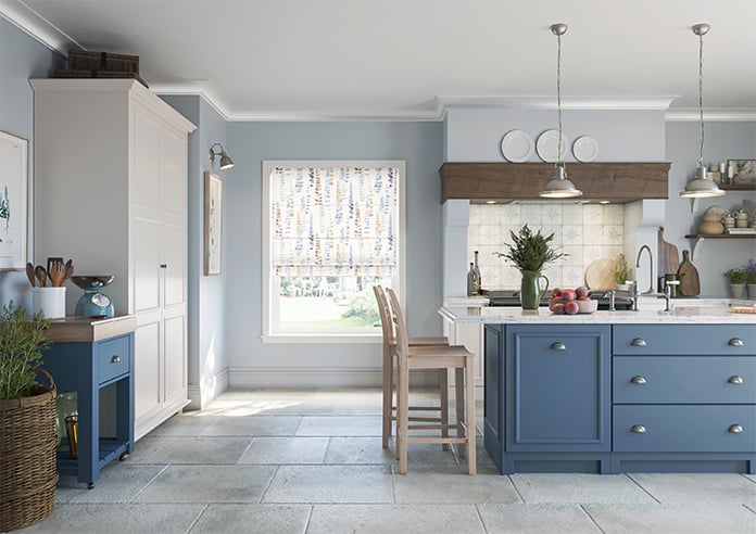 Santa Maria, Marine - Motorised Roman Blind - Image 8